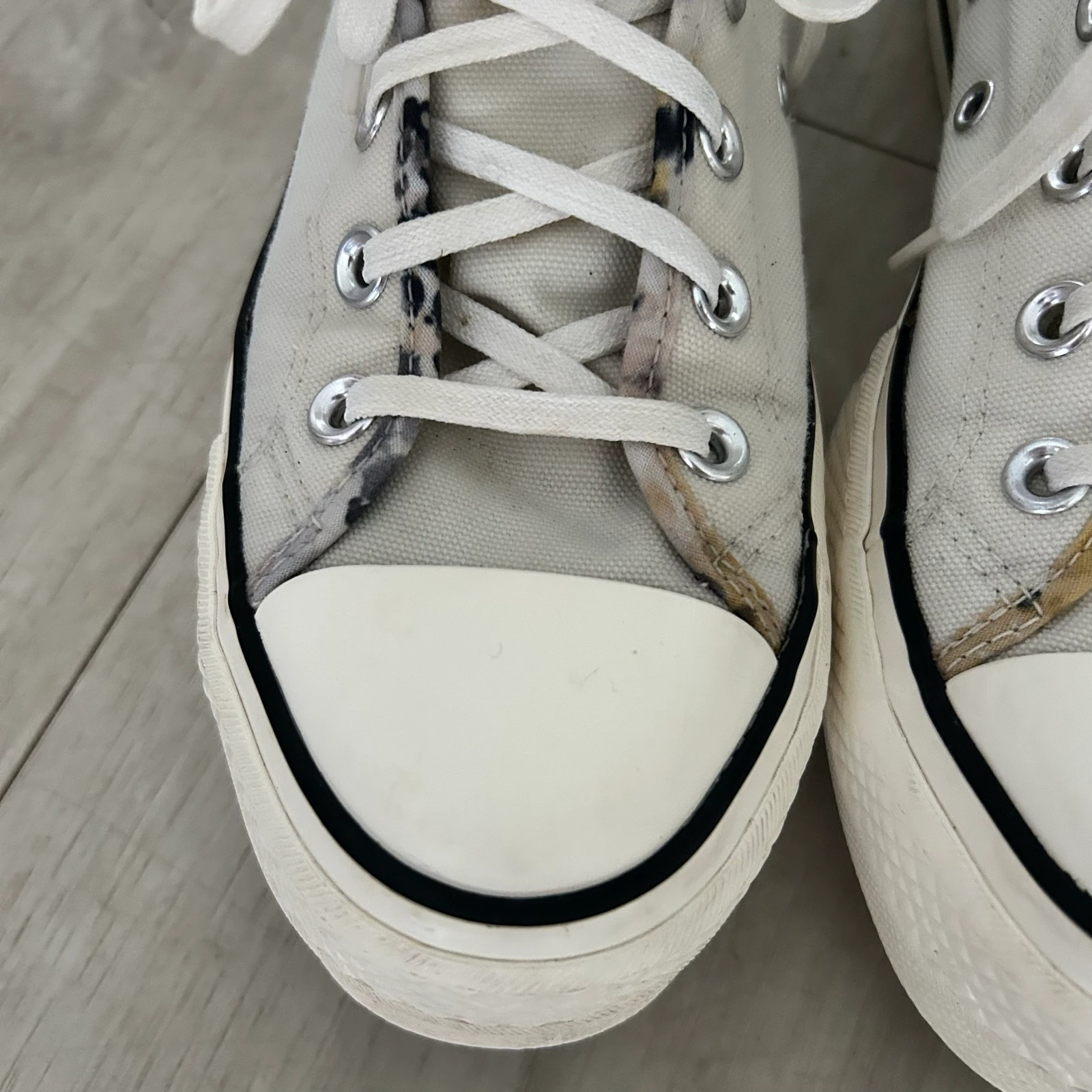 Converse All Star Lift / Platform High Top Sneakers Ecru / White – Size 38 – photo 4